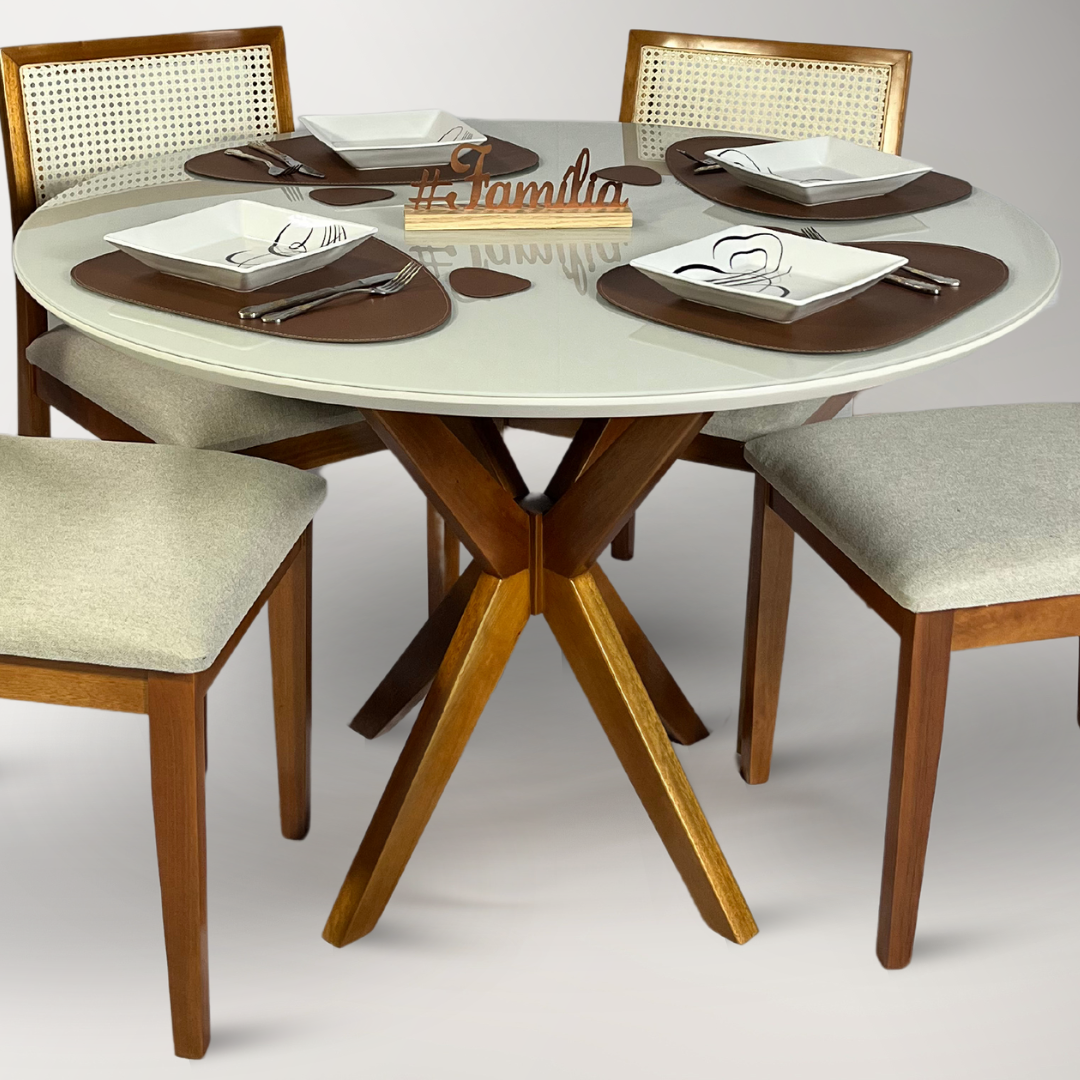 Mesa Itália Redonda: Elegância e Sofisticação para Seu Ambiente
