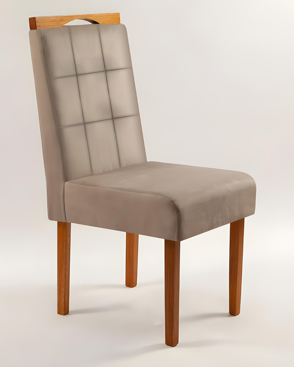 Cadeira Estofada Bela para Sala de Jantar – Design Sofisticado e Confortável