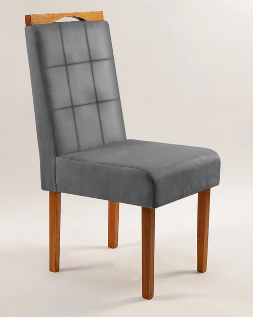 Cadeira Estofada Bela para Sala de Jantar – Design Sofisticado e Confortável