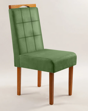 Cadeira Estofada Bela para Sala de Jantar – Design Sofisticado e Confortável