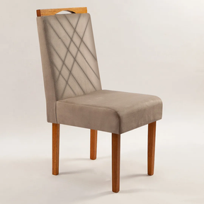 Conjunto Mesa Roma redonda e 4 Cadeiras