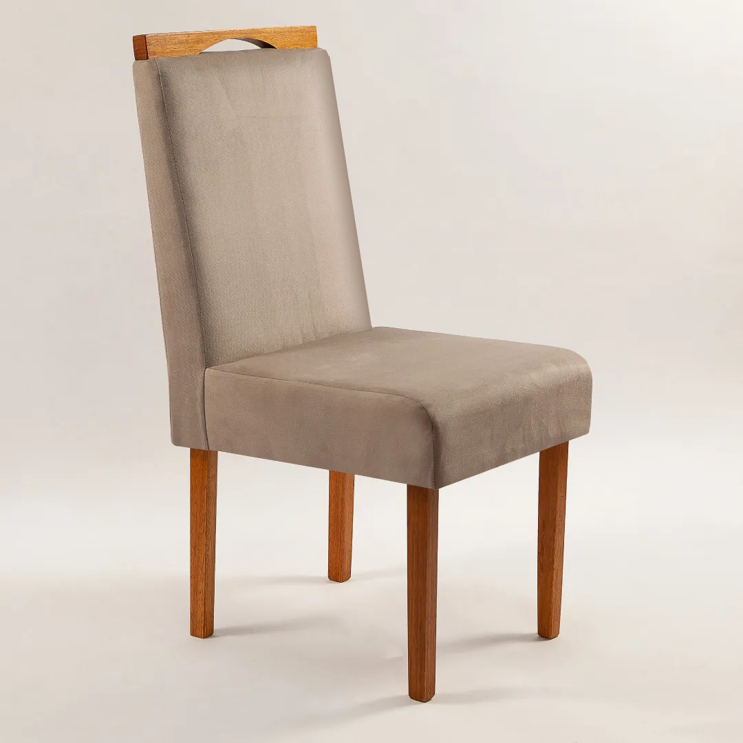Conjunto Mesa Roma redonda e 4 Cadeiras