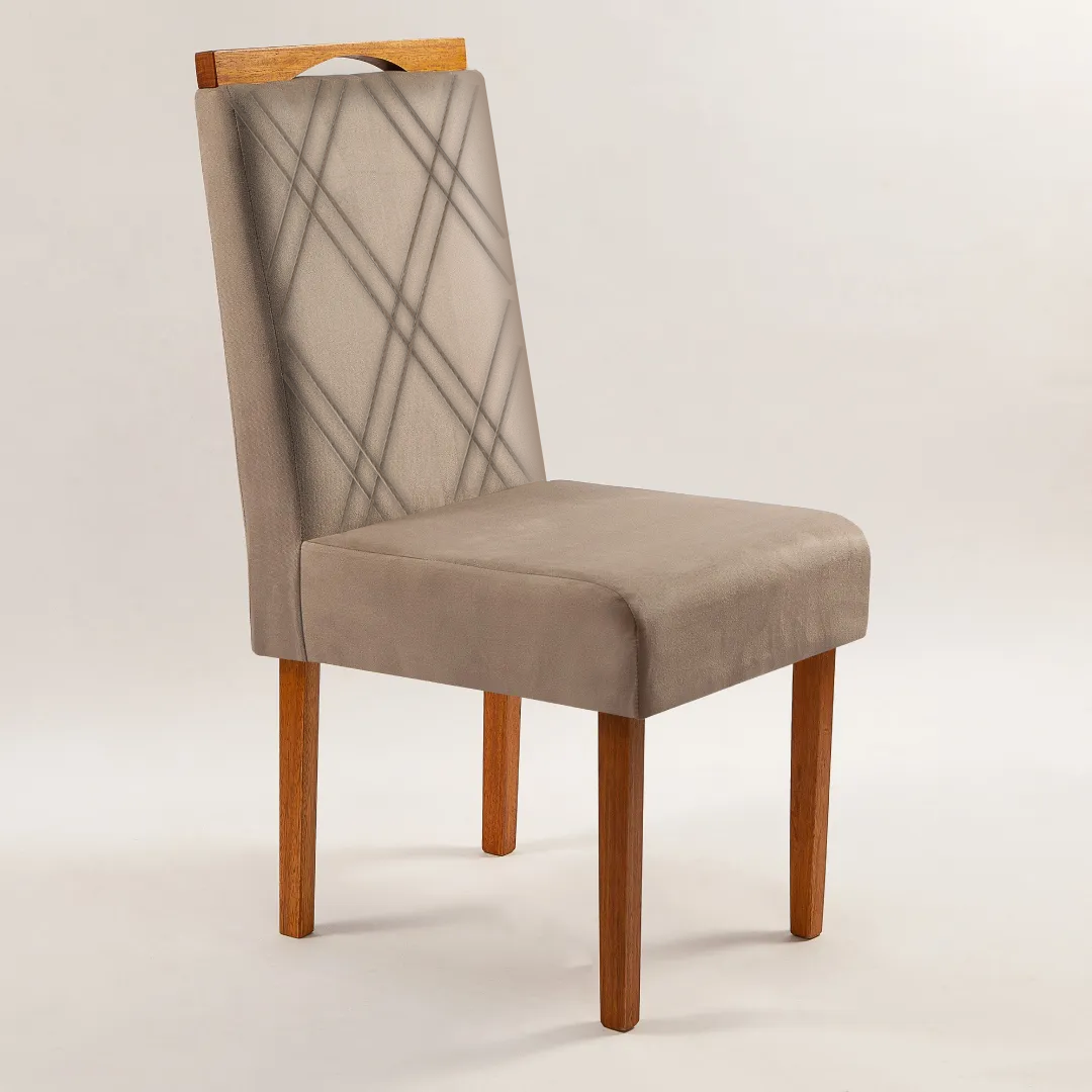 Conjunto Mesa Roma redonda e 4 Cadeiras