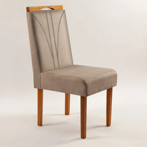 Conjunto Mesa Roma redonda e 4 Cadeiras