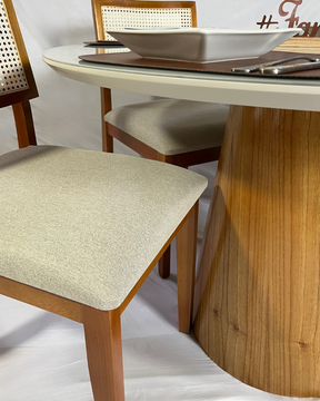 Mesa Redonda Eclipse: Sofisticação e Design Moderno para seu Ambiente