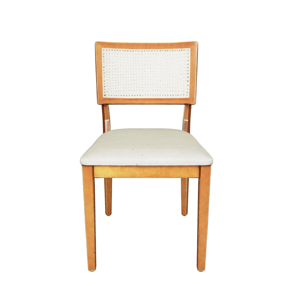 Conjunto Mesa Itália e Cadeiras Estrela de Rattan Natural – Sofisticação e Conforto